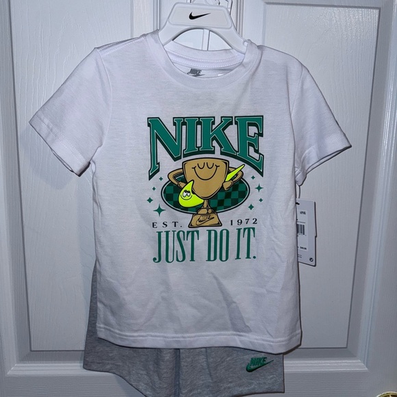 Nike Other - NWT Nike “Just Do It” Short Set, Size 4T